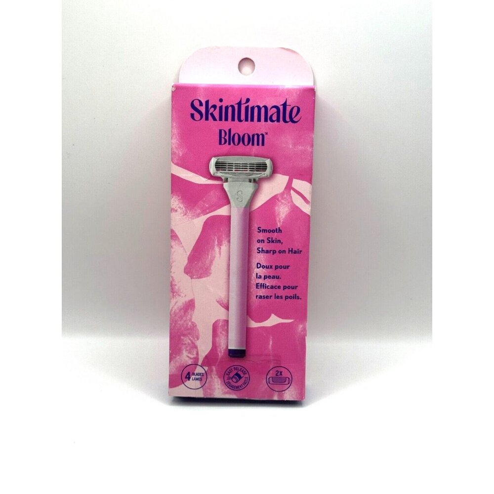 Skintimate Bloom Women's Razor, 1 Razor Handle and 2 Refills